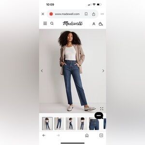Madewell size 30 perfect vintage straight in Stanhill wash